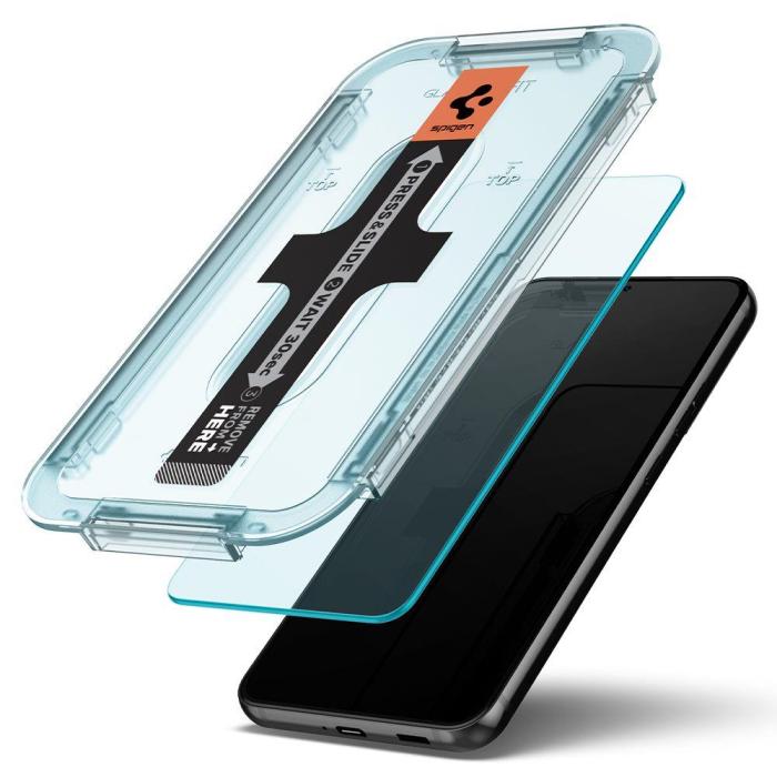 Bild 2, Spigen Spigen Samsung Galaxy S22 2-PACK 