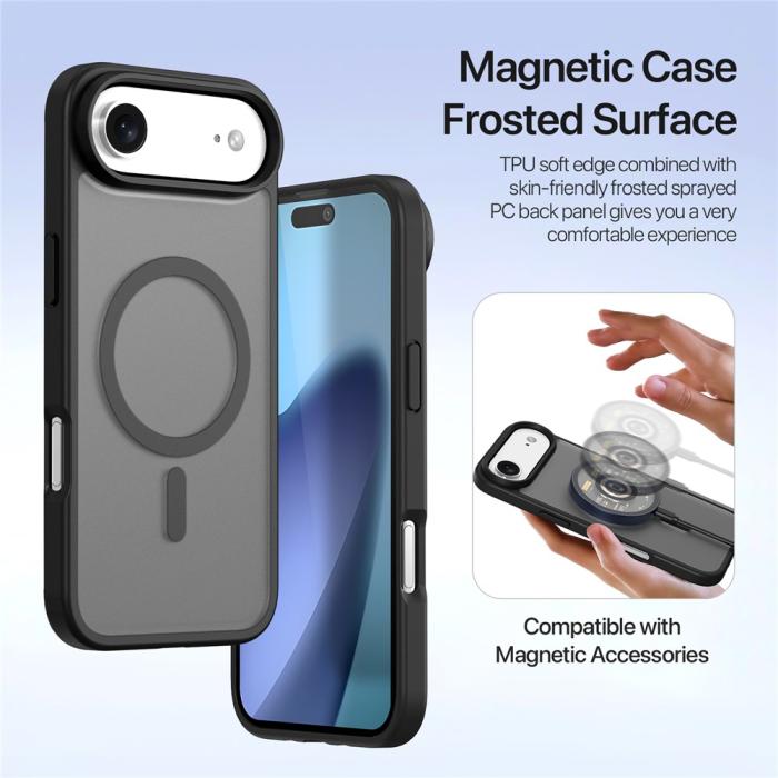 Bild 6, DUX DUCIS DUX DUCIS iPhone Air 2in1 Magnet Fodral Lawa Series Svart - Teknikhallen.se