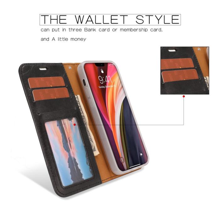 Bild 3,  iPhone 12 Pro Max - Magnet 2in1 Skal/Fodral - Svart - Teknikhallen.se