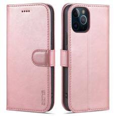 AZNS iPhone 13 Pro Max - AZNS L&auml;der Fodral - Ros&eacute;guld - Teknikhallen.se