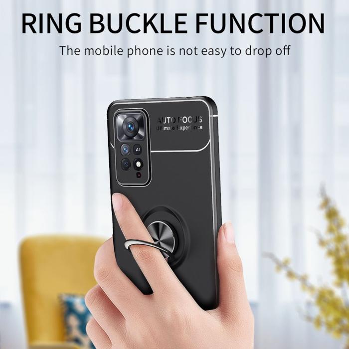 Bild 3,  Xiaomi Redmi Note 11 Pro 5G Skal Ring Svart - Teknikhallen.se