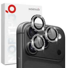 NORTHJO NORTHJO iPhone 18 Pro/18 Pro Max Linsskydd Strass Svart - Teknikhallen.se