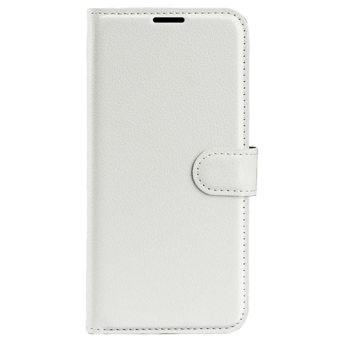 Bild 5,  Samsung Galaxy A15 5G Fodral Litchi Läder Vit - Teknikhallen.se