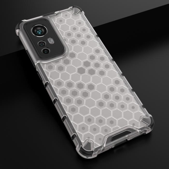 Bild 2,  Xiaomi 12 Skal Shockproof Honeycomb Vit - Teknikhallen.se