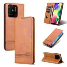 AZNS AZNS Xiaomi Redmi 10C Fodral Flip L&auml;der Brun - Teknikhallen.se