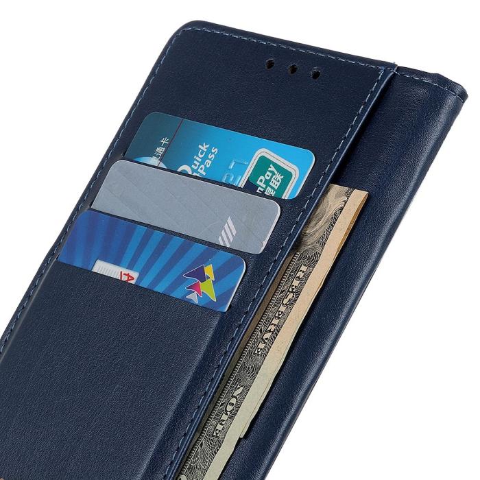 Bild 5, KHAZNEH KHAZNEH Samsung Galaxy S23 Plus Fodral Läder Blå - Teknikhallen.se