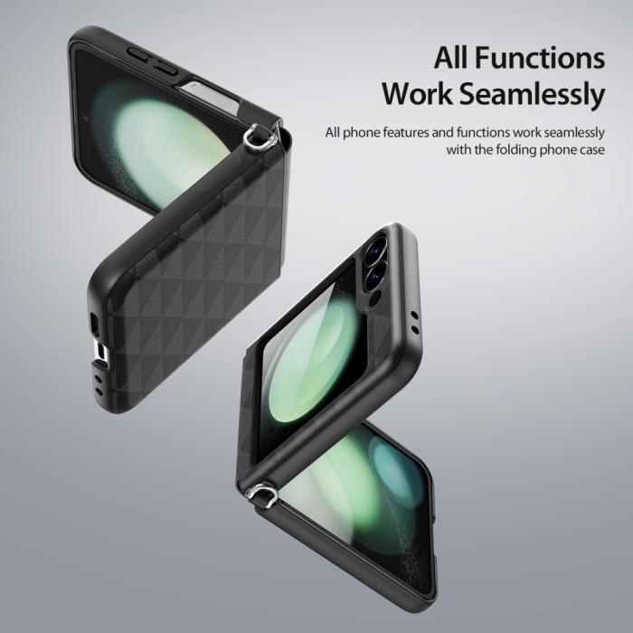 Bild 6, DUX DUCIS DUX DUCIS Galaxy Z Flip 6 / 7 FE Skal Fitt Series Korthållare Svart - Teknikhallen.se