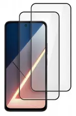  2-Pack Xiaomi Redmi 15T / 15T Pro Helt&auml;ckande Sk&auml;rmskydd i H&auml;rdat Glas - Teknikhallen.se