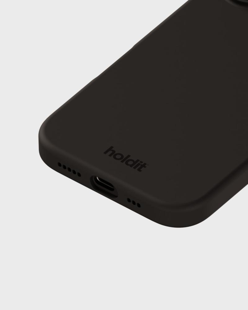 holdit holdit iPhone 16 Plus Mobilskal Silikon Svart - Teknikhallen.se