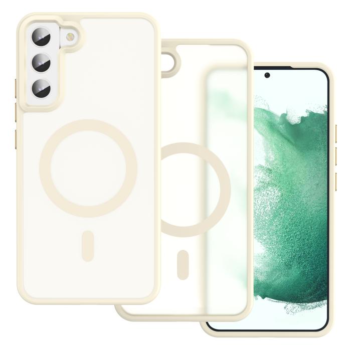 Bild 2, ColorPop ColorPop Samsung Galaxy S22 Plus Skal CH MagSafe Matt Off White - Teknikhallen.se
