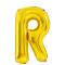  Bokstavsballong R 70 cm Guld - Teknikhallen.se