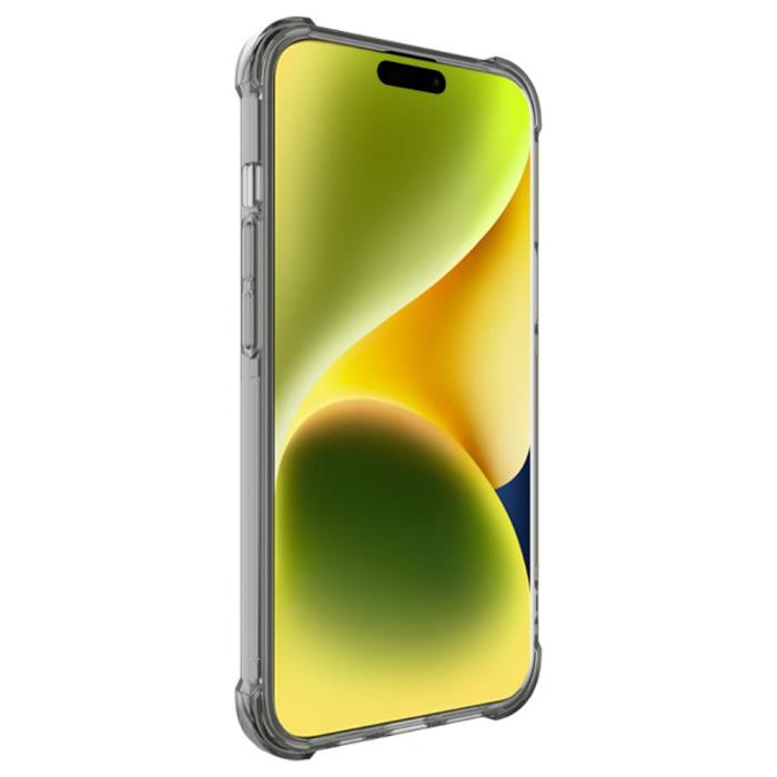 Bild 4, IMAK IMAK iPhone 15 Plus Skal Shockproof TPU Tonad Svart - Teknikhallen.se