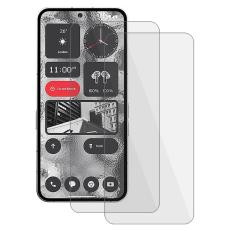 Nothing Phone 2 2-PACK Sk&auml;rmskydd H&auml;rdat Glas Transparent - Teknikhallen.se