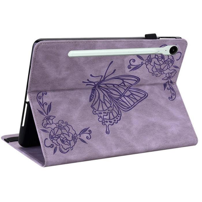 Bild 4,  Samsung Galaxy Tab S11 Fodral Butterfly Flower Lila - Teknikhallen.se