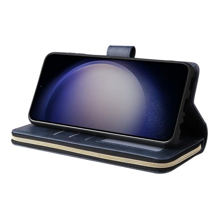 Bild 4,  Samsung Galaxy S26 Fodral Multifunktionellt Blå - Teknikhallen.se