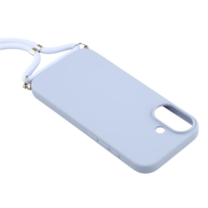 Bild 4,  iPhone 17 Skal TPU Med Mobilsnöre Lila - Teknikhallen.se