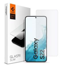 Spigen Spigen Samsung Galaxy S22 Sk&auml;rmskydd Slim Glas.tR H&auml;rdat Glas - Teknikhallen.se