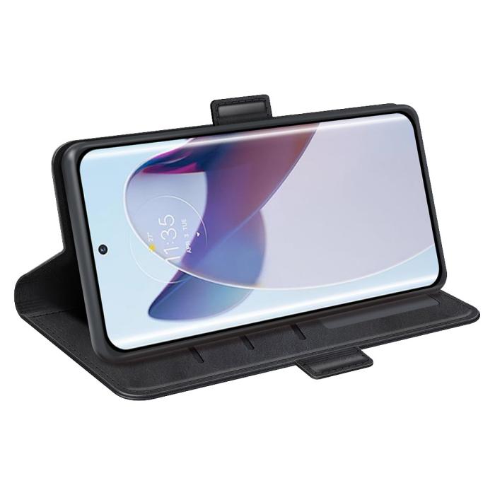 Bild 3,  Motorola Edge 30 Ultra 5G Fodral Magnetisk Stängning Svart - Teknikhallen.se