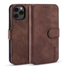DG.MING iPhone 13 Pro Max - DG.MING Retro L&auml;der Fodral - Brun - Teknikhallen.se