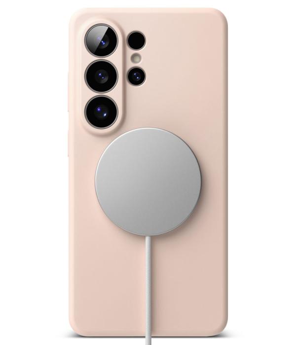 Bild 4, Ringke Ringke Galaxy S26 Ultra Skal MagSafe Silicone Pink Sand - Teknikhallen.se