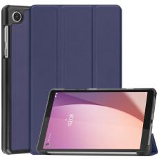  Lenovo Tab M8 (Gen 4) Fodral Tri-Fold L&auml;der Bl&aring; - Teknikhallen.se