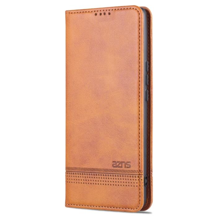 Bild 2, AZNS AZNS Xiaomi Redmi 10C Fodral Flip Läder Brun - Teknikhallen.se