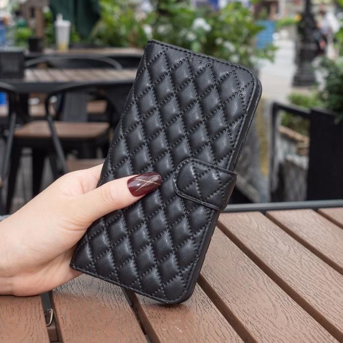 Bild 4,  Samsung Galaxy S23 Plus Fodral Diamond Textur Svart - Teknikhallen.se