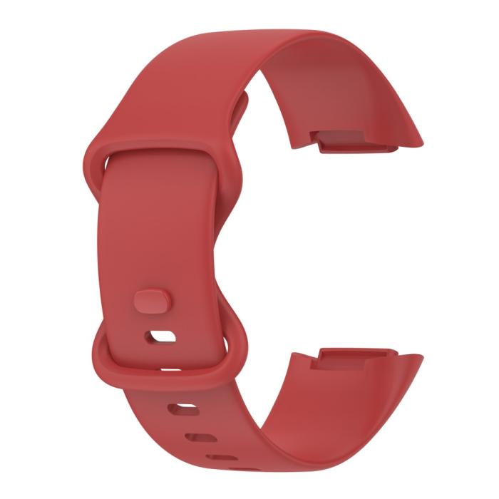 Bild 3,  Fitbit Charge 6 / 5 Armband TPU (L) Röd - Teknikhallen.se