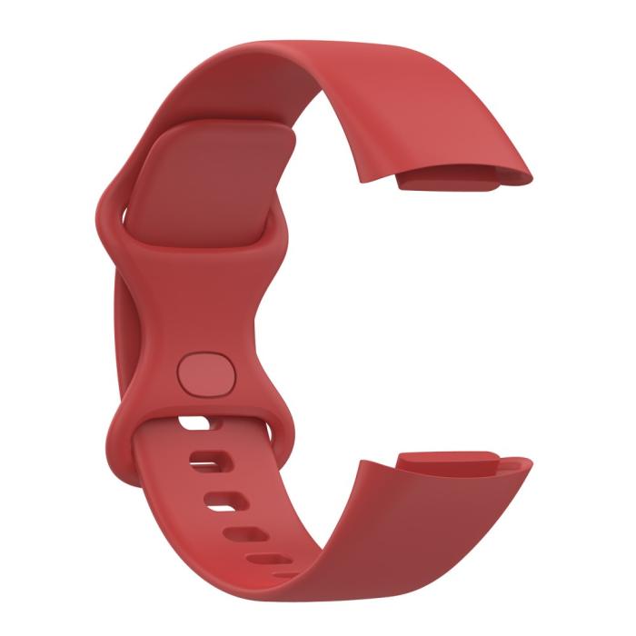 Bild 4,  Fitbit Charge 6 / 5 Armband TPU (L) Röd - Teknikhallen.se