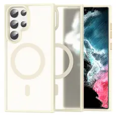 ColorPop ColorPop Samsung Galaxy S22 Ultra Skal CH MagSafe Matt Off White - Teknikhallen.se
