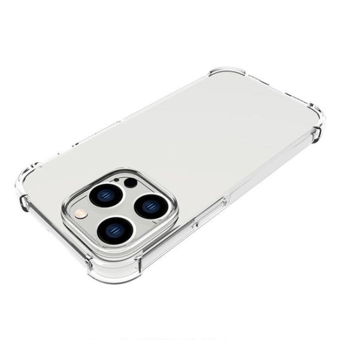 Bild 3,  iPhone 14 Pro Skal Shockproof TPU Transparent - Teknikhallen.se