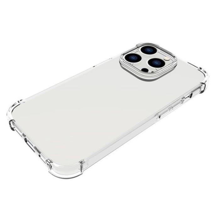 Bild 4,  iPhone 14 Pro Skal Shockproof TPU Transparent - Teknikhallen.se