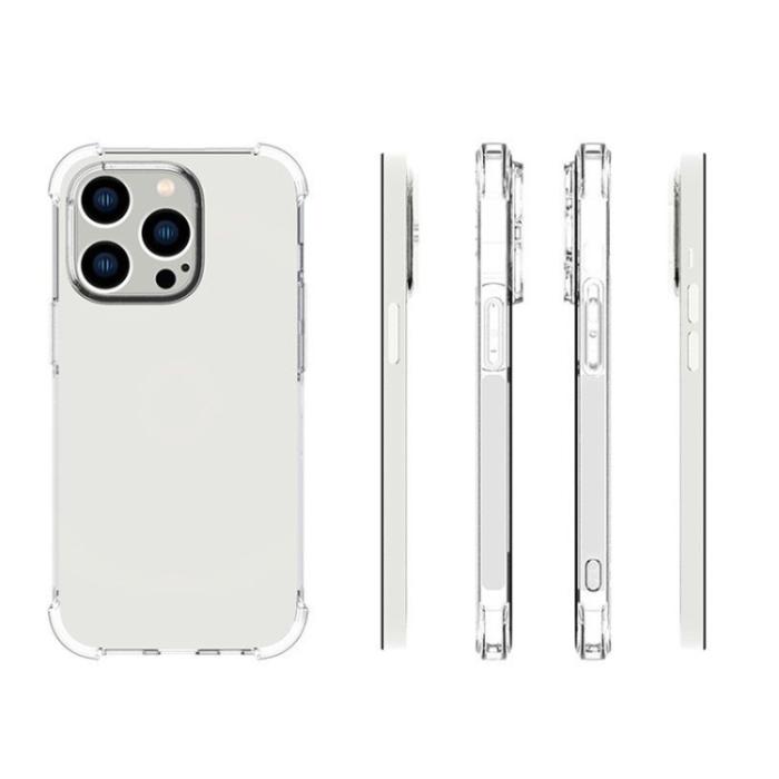 Bild 5,  iPhone 14 Pro Skal Shockproof TPU Transparent - Teknikhallen.se