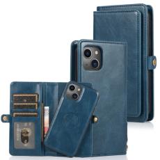  iPhone 14 2in1 Flerfack Magnet Fodral / Skal Bl&aring; - Teknikhallen.se