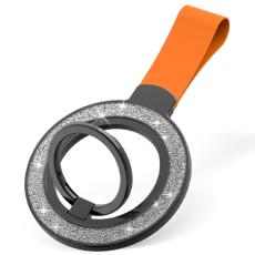  Magnetisk MagSafe Ring H&aring;llare Glitter Silver - Teknikhallen.se