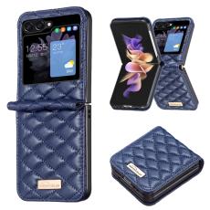 BINFEN BINFEN Galaxy Z Flip 5 Skal Diamond Textur Bl&aring; - Teknikhallen.se