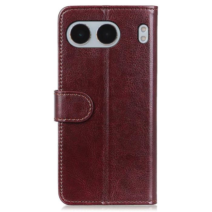 Bild 6,  OnePlus Nord 4 Fodral Crazy Horse Retro Brun - Teknikhallen.se
