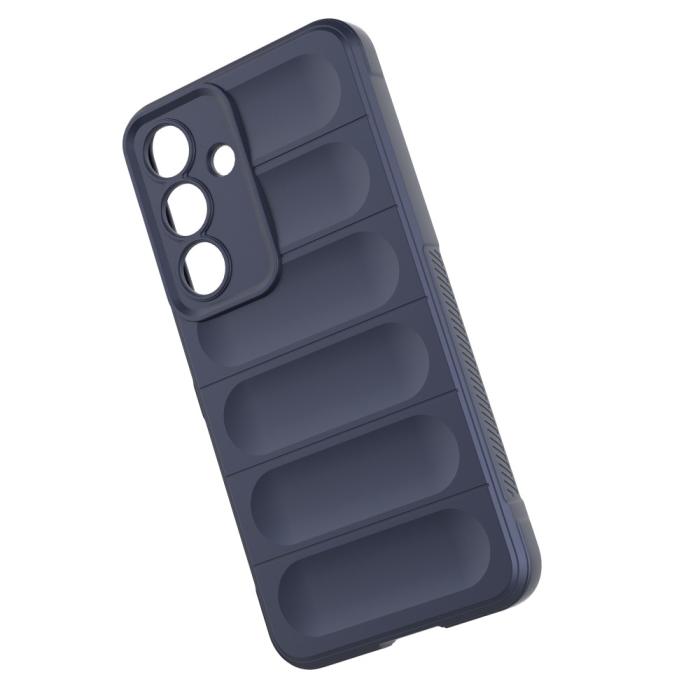 Bild 4,  Samsung Galaxy S25 Skal Magic Shield Blå - Teknikhallen.se