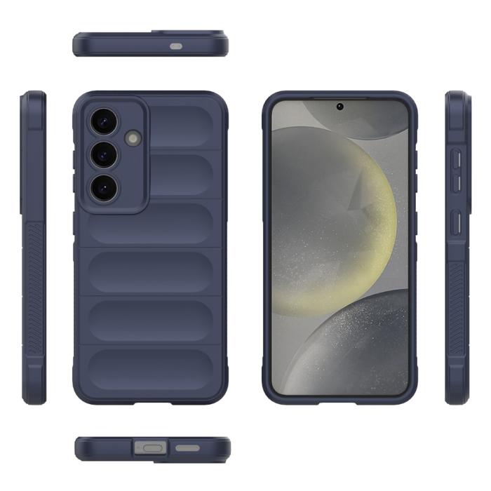 Bild 5,  Samsung Galaxy S25 Skal Magic Shield Blå - Teknikhallen.se