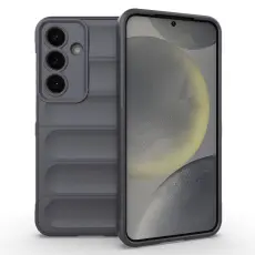  Samsung Galaxy S25 Skal Magic Shield Gr&aring; - Teknikhallen.se