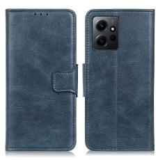  Xiaomi Redmi Note 12 4G Fodral Crazy Horse L&auml;der Bl&aring; - Teknikhallen.se