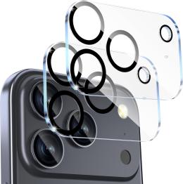  2-Pack iPhone 17 Pro Linsskydd I Härdat Glas - Teknikhallen.se