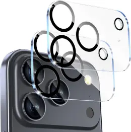  2-Pack iPhone 17 Pro Max Linsskydd I Härdat Glas - Teknikhallen.se