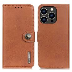 KHAZNEH KHAZNEH iPhone 16 Pro Fodral L&auml;der Brun - Teknikhallen.se