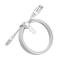 OtterBox OtterBox Premium 2m MFi Lightning - USB-A Kabel Nylonflätad Vit - Teknikhallen.se