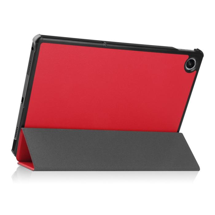 Bild 6,  Lenovo Tab M10 Plus Gen 3 Fodral Tri-Fold Röd - Teknikhallen.se