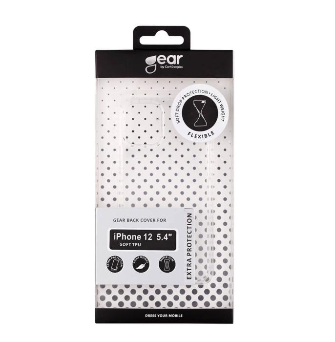 Bild 2, Gear GEAR iPhone 12 Mini Skal TPU Transparent - Teknikhallen.se