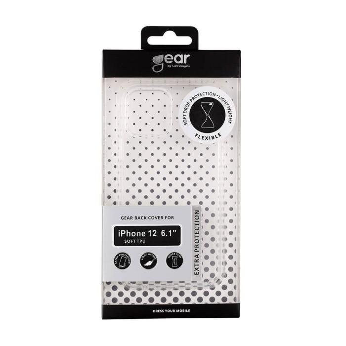 Bild 2, Gear GEAR iPhone 12 / 12 Pro Skal TPU Transparent - Teknikhallen.se