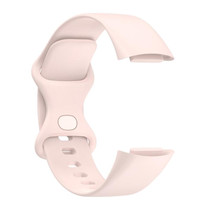 Bild 4,  Fitbit Charge 6 / 5 Armband TPU (L) Ljus Rosa - Teknikhallen.se