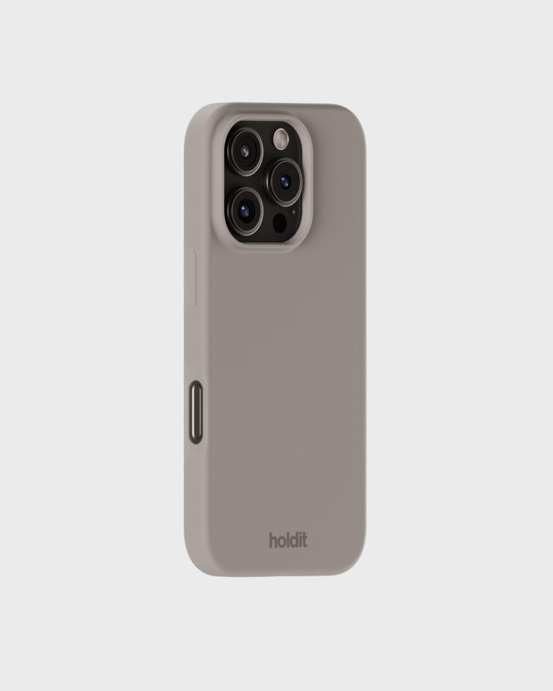 holdit holdit iPhone 16 Pro Mobilskal Silikon Taupe - Teknikhallen.se